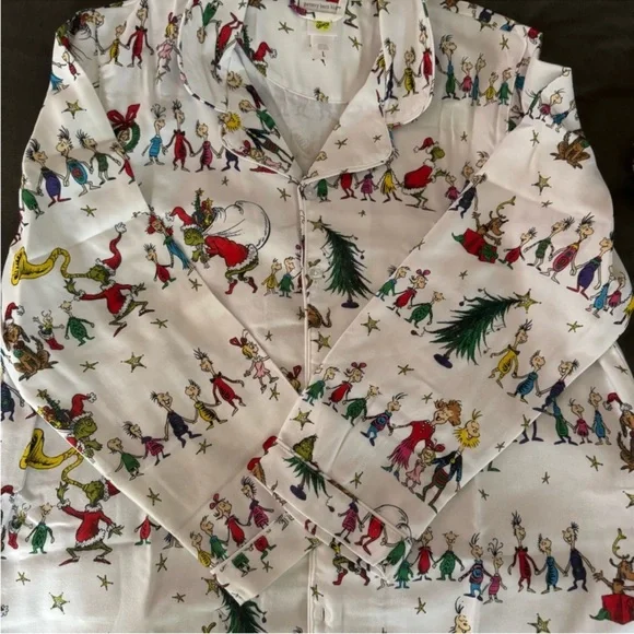 Pottery Barn Kids Grinch Pajama set - Picture 2 of 4